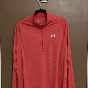 Under Armour Scarlet Half-Zip Top